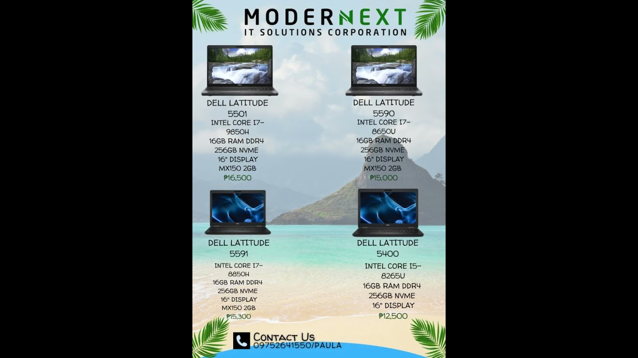 PRE OWNED DELL LAPTOPS (GOOD FOR RENTAL)  