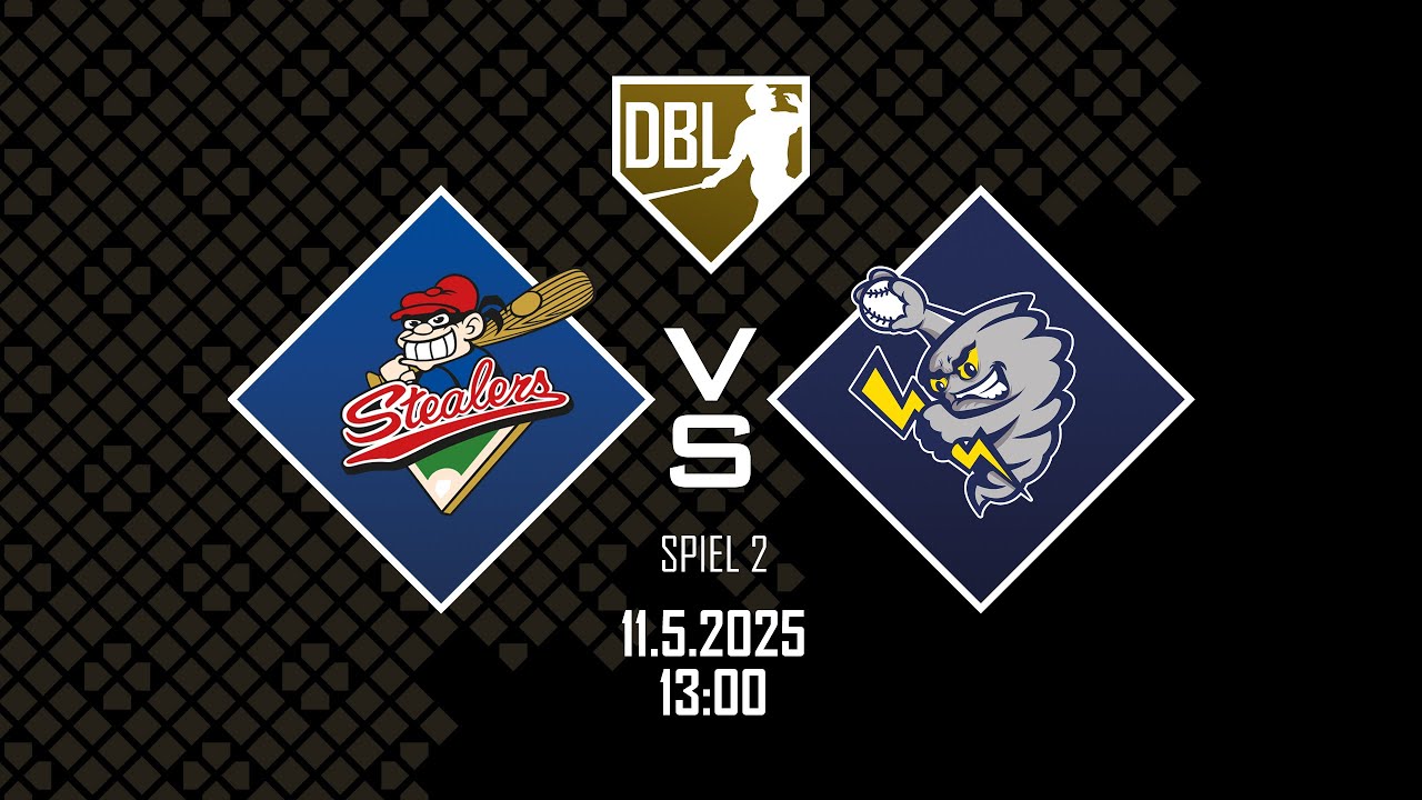 Live 🔴 Deutsche Baseball Liga: Hamburg Stealers vs. Hünstetten Storm - Spiel 2