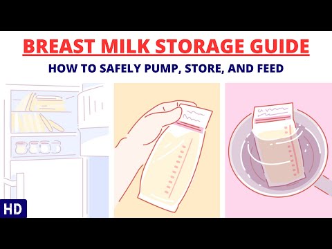 Video: How to freeze breast milk at home?