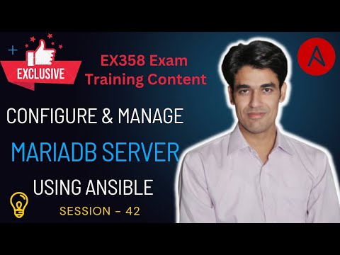 Session - 42 | Configure & Manage MariaDB Database Server Using Ansible | Nehra Classes