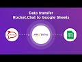 Rocket Chat and Google Sheets Integration | How to Get data from Rocket Chat to Google Sheets