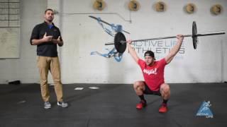 Performance Care - Pause Overhead Squat - Movement Demo