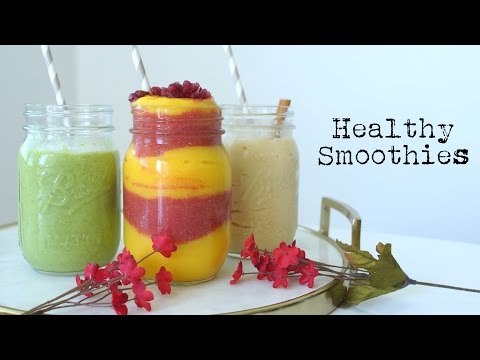 3 Healthy Breakfast Smoothies