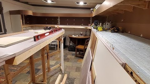HO Scale Model Railroad Benchwork Construction. Layout Part 6