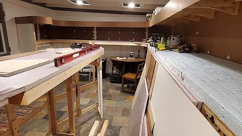 HO Scale Model Railroad Benchwork Construction. Layout Part 6