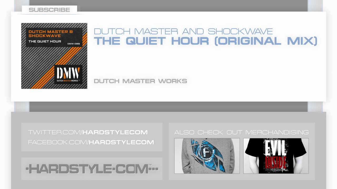 Watch New Release | Dutch Master and Shockwave - The Quiet Hour (Original Mix) on YouTube Watch New Release | Dutch Master and Shockwave - The Quiet Hour (Original Mix) on YouTube