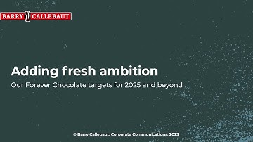 Forever Chocolate - extending our scope and impact ✅