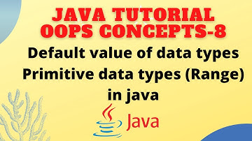 Default value of data types in java || Primitive data types: The primitive data types and its range