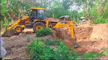 JCB machine 3dx backhoe tractor loading fornt bucket leveling #jcbvideo #viral #jcb #jcb3dx #tractor