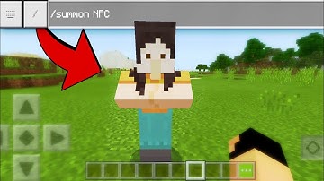 How To Spawn NPC In MCPE 1.8 No Mods (Secret Feature)