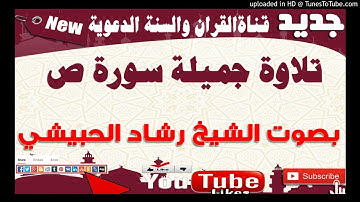 سورة ص تلاوة مؤثرة للشيخ رشاد الورد الحبيشي حفظه الله/26شعبان1441هجري