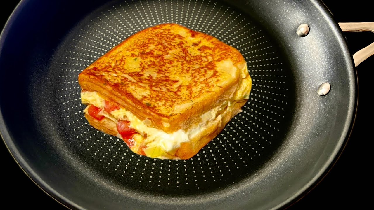 This Egg Sandwich is So Good I Cook it Every Single Day, Easy 5 Minute