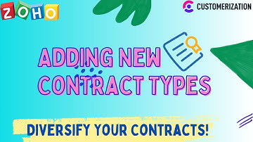Diversify Your Contracts | Adding New Contract Types in Zoho