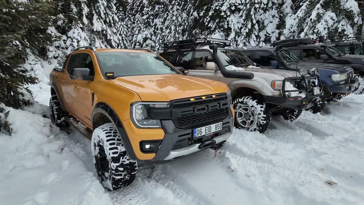 Ford ranger vs toyota prado off road gerede turu
