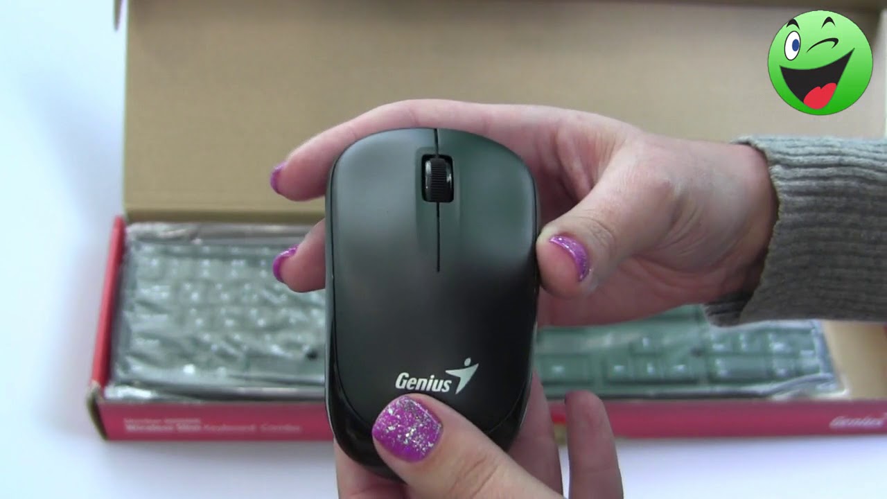 Распаковка Комплект беспроводной Genius SlimStar 8000ME Black из hard.rozetka.com.ua