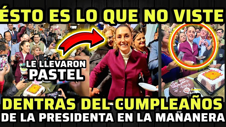 🔴THIS IS WHAT YOU DIDN'T SEE BEHIND PRESIDENT CLAUDIA'S BIRTHDAY IN THE MORNING