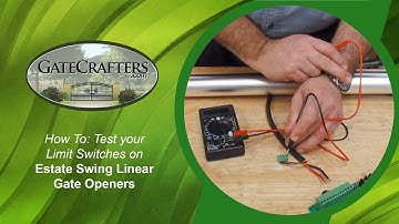 How To Test Limit Switches on Estate Swing ES300/500/1000 & 1600 Linear Gate Openers