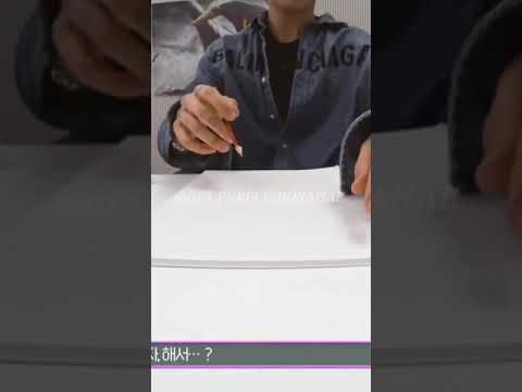 Jungkook Drawing Skills Bts Btsshorts Jungkook BTS Purple Borahae 