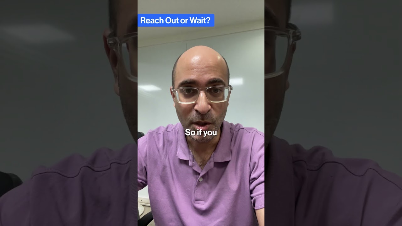 Reach Out or Wait? #shorts