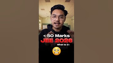 50 Marks in JEE Mock 💀 JEE Mains 2026