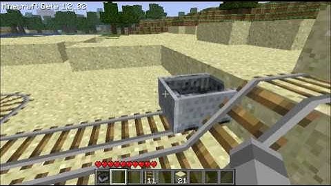 Minecraft: How to make a Minecart Booster (OUTDATED)
