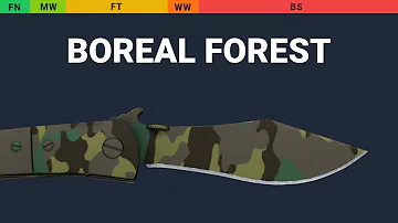 Navaja Knife Boreal Forest - Skin Float And Wear Preview