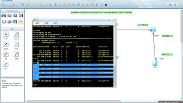 Routing Information Protocol RIP Configuration Using 5 Subnets