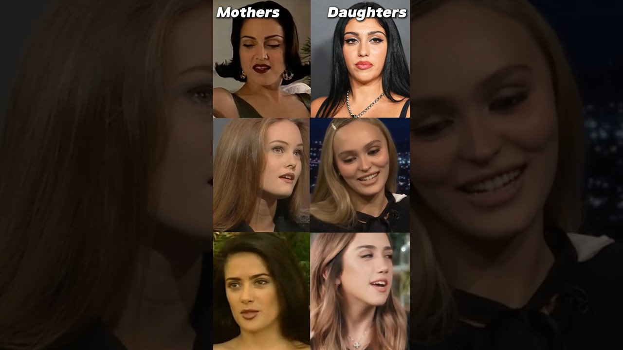 Famous mothers and their beautiful daughters...