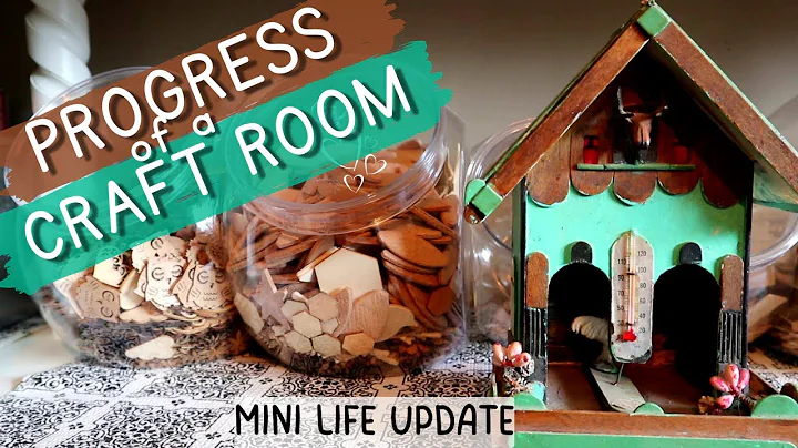 *NEW* DECLUTTERING PROGRESS OF A CRAFT ROOM // Hou...