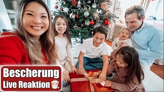 Bescherung Heiligabend 😍 Geschenke auspacken! Live Reaktion Weihnachten 2021 & Konzert | Mamiseelen