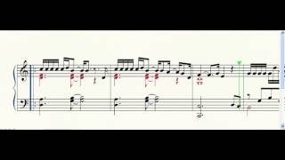 Video thumbnail of "Partitura Piano Te Amo Franco De Vita"