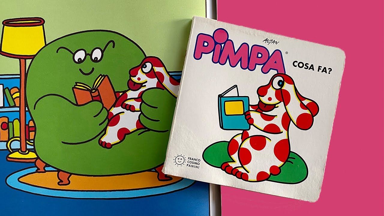 Pimpa - Cosa fa? | Libro per imparare le azioni quotidiane [completo in italiano]