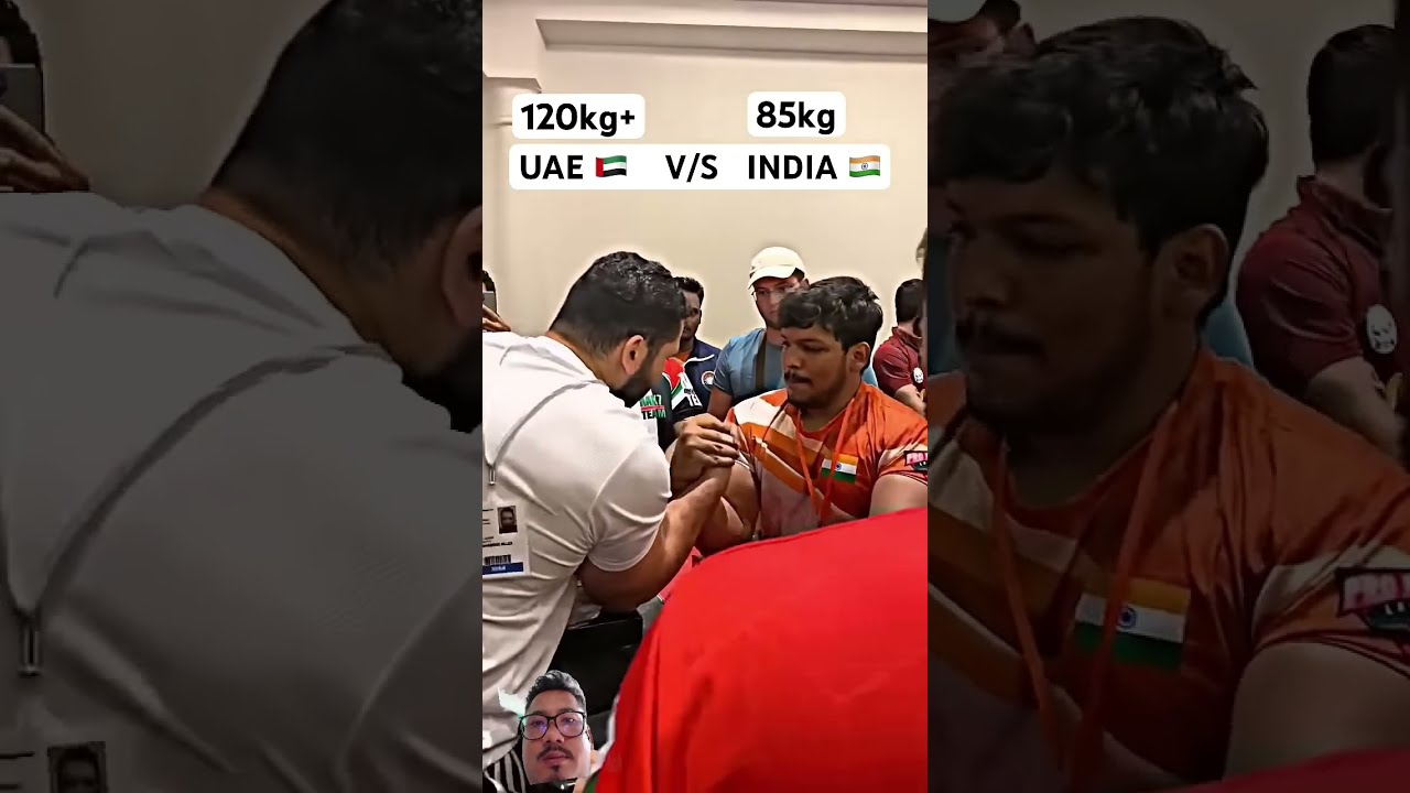UAE 120kg V S India 58kg Power Virlshorts Shorts
