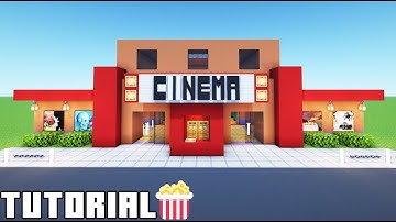 Minecraft Tutorial: How To Make A  Cinema "2022 City Tutorial"
