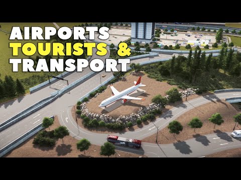 cities skylines mod เงิน  2022  Airports, Tourism and Public Transport | Cities Skylines: Mile Bay 20