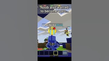 Sad Love Story of a Noob 🥺💔 Blockman Go Bedwars
