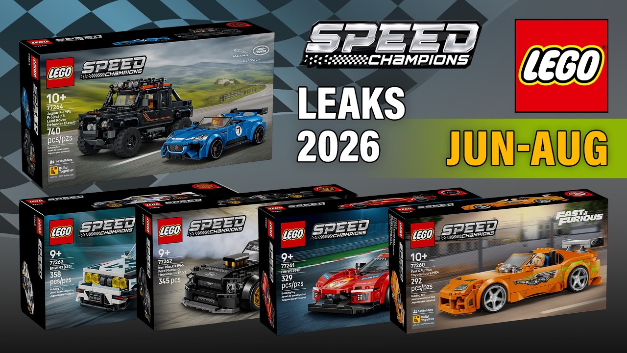 LEGO Speed Champions Summer 2026 Leaks❗ Detailed Review‬