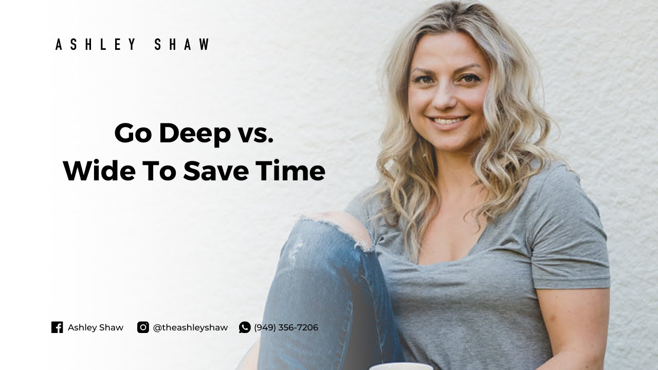 Go Deep vs Wide To Be Save Time - Fitness Marketing 101
