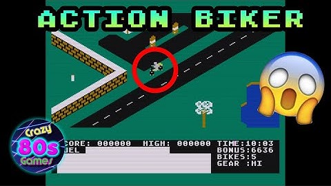 Action Biker // Atari 8bit Games