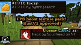 FPS boost texture packs for RustV2!! #2 (Minecraft) (RustV2)