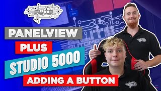 PanelView Plus Studio 5000 Adding a Button