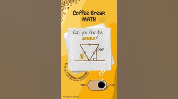 Can You Find the Missing Angle? 🧠 Coffee Break Math Puzzle! | Geometry Brain Teaser #GeometryRiddle