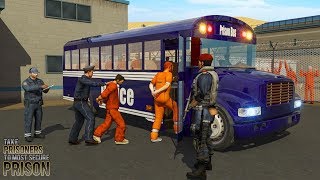 Jail Prisoner Transport Police Bus Drive | Android Gameplay (Cartoon Games Network) screenshot 5
