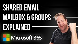 setup microsoft 365 shared mailbox & groups
