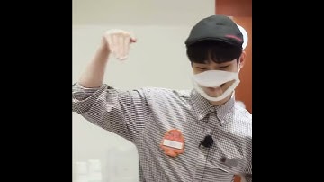 The Boyz Changmin dancing to aespa Next Level