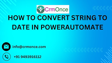 How to convert string to date in Power Automate.