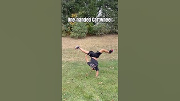 Learn how to do a one-handed cartwheel for beginners #tutorial #cartwheel