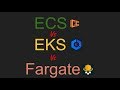 AWS ECS vs EKS vs Fargate