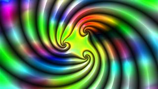 Twirl Rainbow VJ Loop Background 4K UHD Party Visual