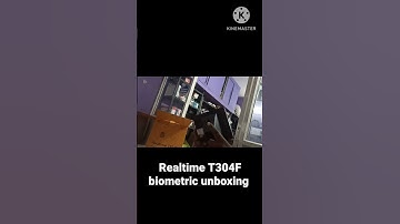 Realtime T304F biometric unboxing
